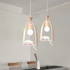 Pendant Lamps Nordic Wooden Chandelier Creative Bird Lamp Warm Bubble Romantic Restaurant Living Room Suspension