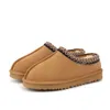 Inverno quente nova ultra mini plataforma feminina plataforma clássica bota chinelos designer tasman tazz pele uglie botas chinelos tornozelo sherpa camisola