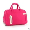 Duffel Bags Nylon Travel Trolley Bagage Bag Wheeled Women Rolling Business For Men resväska på hjul