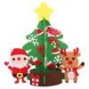 Christmas Decorations DIY Felt Tree Decoration Set Craft Activity Kit Decorative Toy Gift Child1