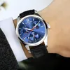 Other Watches CARNIVAL Dual Time Zone for Men Automatic Multifunction Mechanical Wristwatches Sapphire Calendar Montre Homme 231117