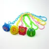 Cartoon Plastic Baby Pacifier Clip with Buckle Pacifier Chain Dummy Clip Nipple Holder Children Soother Holders