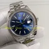 27 Style Super Automatic Watch Cleanf Mens 41mm Blue Calal