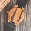 Relojes de pulsera para hombre, reloj de madera, minimalista, analógico, de madera, de bambú, natural, de cuarzo, deportivo, de cuero genuino, Masculino