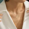 Pendant Necklaces Minimalist Unique Design Sun Moon Charm Femme Clavicle Chain For Women Fashion Jewelry Anniversary Gifts
