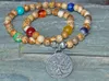 Strand Tree Of Life 54 Mala Perles Wrap Bracelet Méditation Mantra Prière Chakra