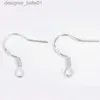 Stud Mibrow 50st/Lot S925 Sterling Silver Earring Hooks KC Gold Silver Ear Studs Ear Hooks Wire For Earrings Smycken Making FindsL231117