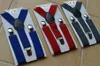 New Children Kids Boy Girls Clip-on Y Back Elastic Suspenders Adjustable Braces Christmas gift 42 color factory price LL