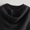 Giacche da donna UNIZERA Autunno e inverno Moda donna 100 paia Sciarpa asimmetrica Cappotto corto lavorato a maglia 231116