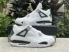 2024 zapatillas de baloncesto auténticas 4 IV verde oxidado FQ8138-103 blanco gris neutro con zapatillas deportivas originales 36-48.5