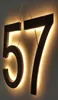 Other Home Decor Metal 3D Led House Numbers Light Outdoor Waterproof el Door Plates Stainless Steel Luminous Letter Sign Address n2772724