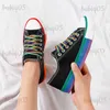 Dress Shoes Vulcanized Sports Shoes Women's Canvas Sports Shoes Summer Candy Color Fashion Rainbow Women's Thick Soled Women's Flat Shoes T231117