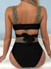 Женские купальники Rinabe Black Bikini Push Up Swimsuit Женщины с высокой талией бикини для купания костюма женщин бикини бикини феминино пляж 230417