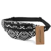 Сумки для талии Annmouler Женщины Fanny Pack 8 Colors Tabrabs Packs Gohemian Style 2 Pocket Belt Travel Phone Mouck 230417