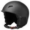 Skihelmen Wintersnowboardhelm met afneembare oorbeschermer voor unisex Sneeuwhelmen voor volwassenen met bril Vaste riem Veiligheid Sport Ski-uitrusting 231114