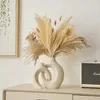Wazony dekoracja w pokoju domowym akcesoria akcesoria ceramiczna wazon dekoracje biurowe wazony dekoracyjne nowoczesne nordyckie styl kwiatowy 231117