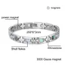 Cuff Magnetic Stainless Steel Link Chain Charm Magnetic Germanium Far Infrared Bracelet For Women Fashion Femme Bangles Jewelry 231116