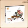 Blocchi LOZ Mini Blocks City Series Street View 491pcs + FOOD Truck Negozio di frutta / gelateria Apprendimento Assemblare Giocattoli 1739