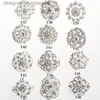 Pins broszki broszki broszki kryształowe kryształowe broszki na wesele przyjęcie ślubne okrągłe bukiet DIY Akcesoria Rhinestone Partyl31117