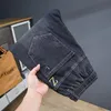 Men's Shorts Big Size Men's Denim Shorts Long Breeches Bermuda Plus Size Male Jeans Shorts Summer 3/4 Pants Male 10XL 6XL 7XL Blue 230417