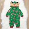 Cosplay 2024 Unisex Adult Snowman Jumpsuit Costume Kids Xmas Nightwear Baby Red Reindeer Onesies Hooded Family Christmas Pajamas 231116