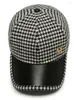 Ball Caps Houndstooth Baseball For Men Women Retro British Style Plaid Hat Summer Trucker Cap Gorras Hombre