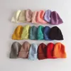 Caps Hüte Herbst Winter Koreanischen Stil Jungen Mädchen Gestrickte Bunte Kappen Kinder Mode Allgleiches Beanies Kinder Hüte 231115