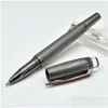 Ballpoint Pens High Quality Gift Pen Luxury Urban Speed ​​Series Black harts Rollerball PVD-platerade borstade ytor Office School Supp DHITP