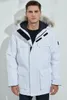 Winter Heren Donsjacks Expeditie Mannen Parka Echte Wasbeer Capuchon Bontkraag Jas Downs Dikke Warme Parka Rood Winter Outlet Outdoor Sport Parka