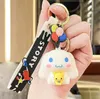 19 Style originality designer Cartoon Key Rings children Animal rabbit acrylic Metal Car Backpack hanging drop Keychain Children's Day Toy Gift Jewelry Accessories