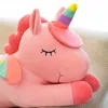 Bonecas de pelúcia gigante kawaii unicórnio brinquedos macios animais de pelúcia travesseiro de dormir para meninos meninas presente de aniversário crianças brinquedo 231117