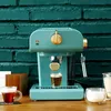 Cafetière expresso automatique 220V avec mousseur à lait intégré, Cappuccino Latte, Design rétro Vintage, Machine249d