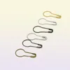 1000pcs 20mm Pear Shaped copper metal safety pins brass safety pins white gold black silver bronze color2352189