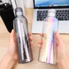 water bottle 500ML Gradient Water Cups with Time Scale Glasses Bottles Water Cups Frosted Cup Fitness Workout Outdoor Sports Water Bottles P230324