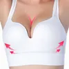 BRAS PLUS STORLEK BRAS FÖR KVINNOR Underkläder Solid Seamless BH med kuddar Tryck upp bomullstoppar Bralette Brassiere Trådlös sportväst Sexig P230417