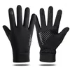 Gants de cyclisme Sports de plein air Hiver Tous les doigts Anti-dérapant Randonnée Écran tactile Chaud Coupe-vent Alpinisme Ski