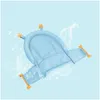 Bathing Tubs Seats Ing S Baby Support Bath And Shower Air Cushion Bed Non-Slip Tub Mat Newborn Bebe Safety Security Seat P230417 Drop Dhjuc