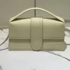 2024 Designer Handbag Ladies Shoulder Bag Leather Jacqmus Bag Bambino Handbags Large Fashion Clutch Luxury Crossbody Bag New