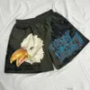 Designer Short Fashion Casual Vêtements Shorts de plage Travi Scotts Cactus Jack x Co Br ed Eagle Head Letter Print Casual Men's Shorts pour femmes