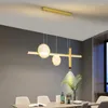 Lampadari Lampade a sospensione a LED nordiche per tavoli centrali del soggiorno Sala da pranzo Accessori per la cucina Lampadario Decorazione della casa Apparecchio per interni