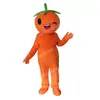 Rozmiar dla dorosłych pomarańczowy Mascot Costumes Halloween Cartoon Charact Outfit Suit Chwyt Karabinowy Strój na zewnątrz