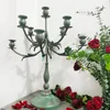 Candle Holders American Garden Wrought Iron Creative Dining Table Centerpieces Candlestick Vintage Swiecznik Home Decor ED50ZT