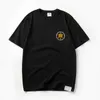 Men's T Shirts Men's T-shirt Print "MNT" Men Short Sleeve Summer Dropped Shoulder Cotton Black Color Shirt For MN33109