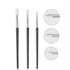 Shinedo 3 Stück Ziegenhaar Tapered Crease Blending Brush Lidschatten Make-up Kosmetikset Maquiagem Smudge Eye Makeup Pinsel Make-up-Tools ZubehörMake-up-Pinsel