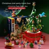 Other Toys Building Blocks Bricks DIY Christmas Tree Music Box Potted Bouquet Home Decoration Desktop Ornament Girl Gift Children's Toys 231116