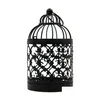 Candle Holders Creative Metal Candle Holder Candlesticks Hollow Birdcage European-Style Iron Art Home Wedding Decorations Drop Deliver Dhzvw