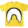 23ss mens t-shirt mode graffiti noir blanc jaune rouge gris femmes avec le même casual all-match lâche bap pes T-shirt tendance S-2XL