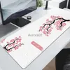 Mouse Pads Wrist Rests Sakura Mouse Pad Gamer Mousepads Big Gaming Mousepad Purple Flower XXL Mouse Mat Large Keyboard Mat Desk Pad For Computer YQ231117