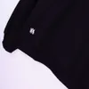 Designerskie bluzy bluzy moda moda streetwear poprawna edycja amires czarny haft liter