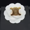 Spilla di lusso Arc de Triomphe in oro 18 carati progettata per donne, figlie, regali, feste, compleanni, design di gioielli